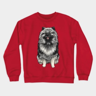 Keeshond | Cute Dog Art Crewneck Sweatshirt